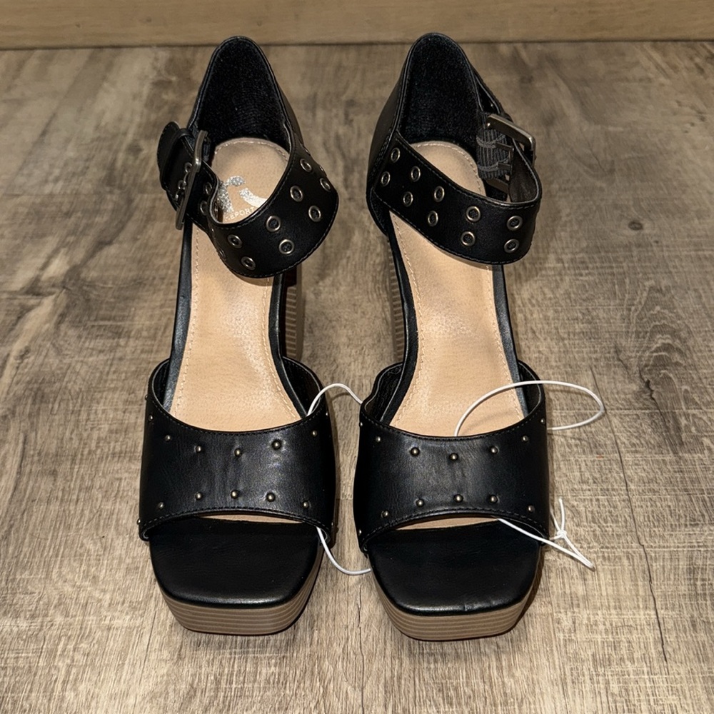 Ladies studded wedges
